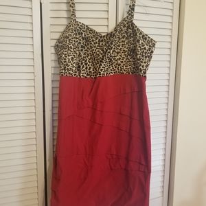 Torrid Size 18 Red Dress